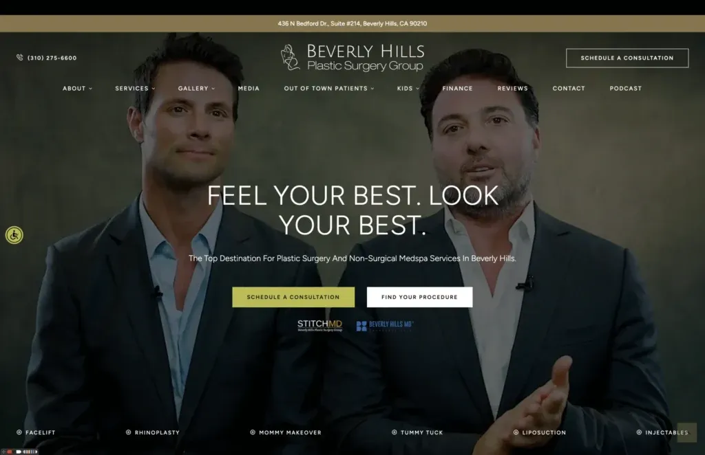 Beverly Hills Plastic Surgery results